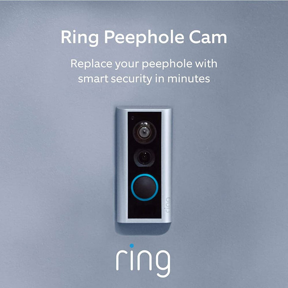 Ring Peephole Cam - Smart video doorbell, HD video, 2-way talk, easy installation Ring Peephole Cam - Smart video doorbell, HD video, 2-way talk, easy installation