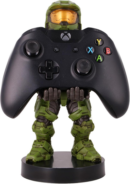 Cable Guys - Halo Figures Master Chief Infinite Gaming Accessories Holder & Phone Holder for Most Controller (Xbox, Play Station, Nintendo Switch)