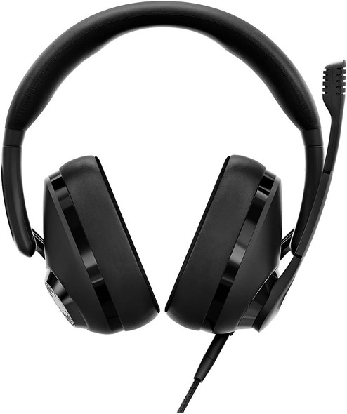 EPOS H3 Closed Acoustic Gaming Headset with Noise-Cancelling Microphone - Plug & Play Audio - Around The Ear - Adjustable, Ergonomic - for PC, Mac, PS4, PS5, Switch, Xbox - Onyx Black