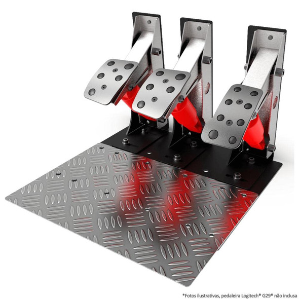 Extreme Sim Racing Inverted Pedals Kit for Logitech G25, G27, G29, G920 and G923 Add-on - Brake Pedals With More Pressure - LOGITECH PEDALS NOT INCLUDED
