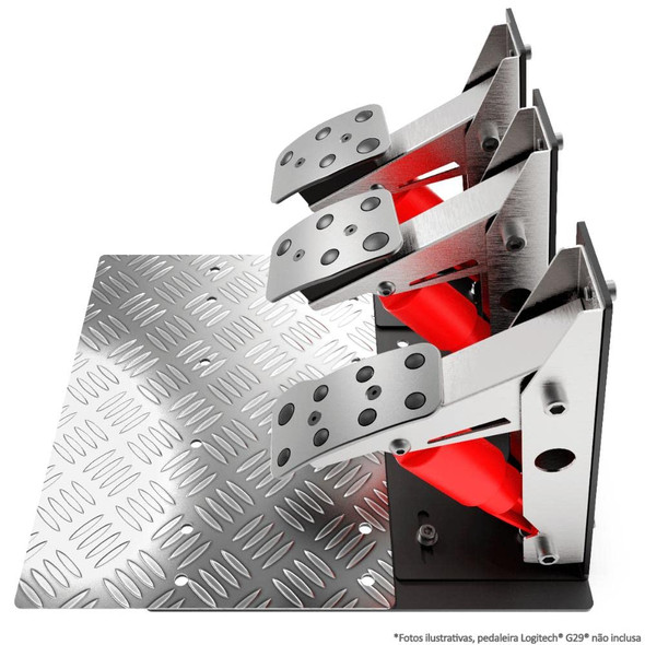 Extreme Sim Racing Inverted Pedals Kit for Logitech G25, G27, G29, G920 and G923 Add-on - Brake Pedals With More Pressure - LOGITECH PEDALS NOT INCLUDED