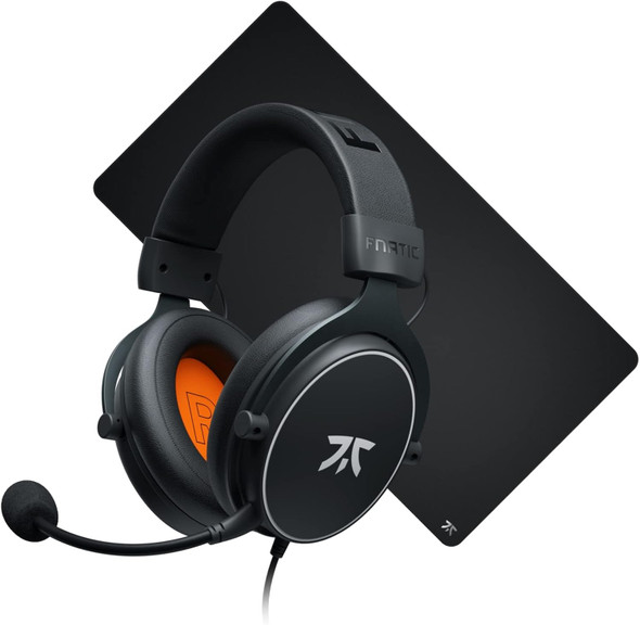Fnatic Gear Combo Dash XD Desktop Pro Gaming Ultra Fast Mouse Mat for Esports 37.4"x19.7"x0.12" & React Gaming Headset with Stereo Sound and Microphone Fnatic Gear Combo Dash XD Desktop Pro Gaming Ultra Fast Mouse Mat for Esports 37.4"x19.7"x0.12" & React Gaming Headset with Stereo Sound and Microphone