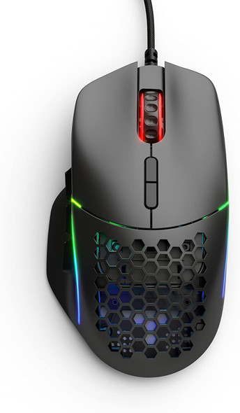 Gaming Model I Wired Gaming Mouse - 69g Superlight, 2 Swappable Buttons, RGB, PTFE Feet, 9 Programmable Buttons, Side Thumb Rest - Black Gaming Model I Wired Gaming Mouse - 69g Superlight, 2 Swappable Buttons, RGB, PTFE Feet, 9 Programmable Buttons, Side Thumb Rest - Black