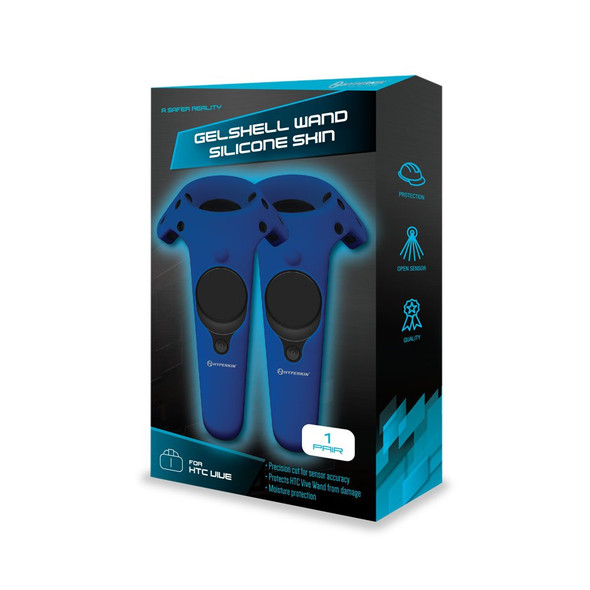 Hyperkin GelShell Controller Silicone Skin for HTC Vive Pro/ HTC Vive (Blue) (2-Pack)