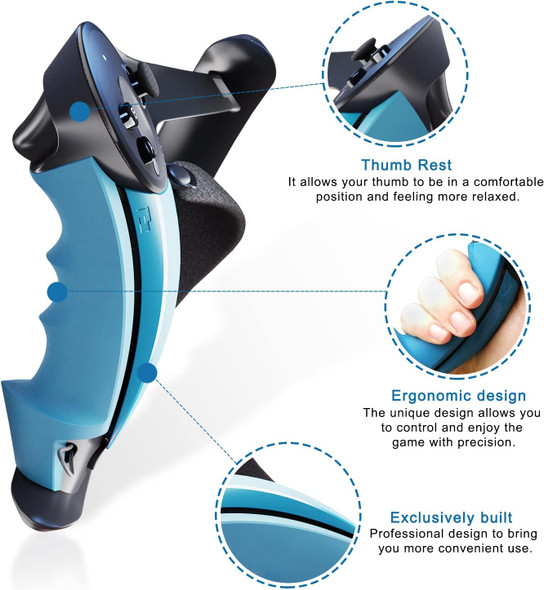 Valve Index VR Controller Grip - Single Right - KNUCKLES DUSTER Light - Ergonomic MOD for Knuckles Virtual Reality Controller