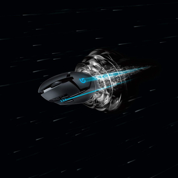 Logitech G402 Hyperion Fury Wired Gaming Mouse, 4,000 DPI, Lightweight, 8 Programmable Buttons, Compatible with PC/Mac - Black Logitech G402 Hyperion Fury Wired Gaming Mouse, 4,000 DPI, Lightweight, 8 Programmable Buttons, Compatible with PC/Mac - Black