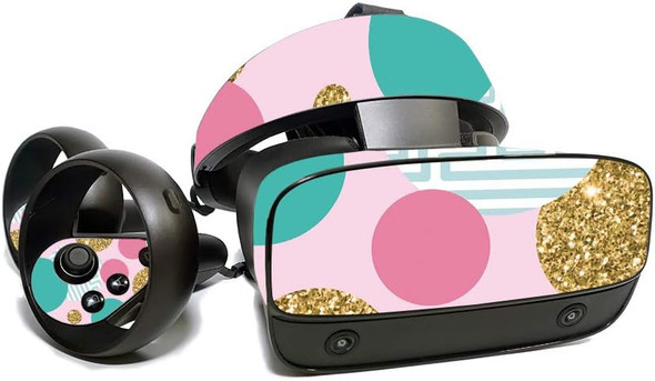 MightySkins Skin for Oculus Rift S - Golden Bubbles Protective, Durable, and Unique Vinyl Decal wrap Cover Easy to Apply, Remove, and Change Styles Made in The USA