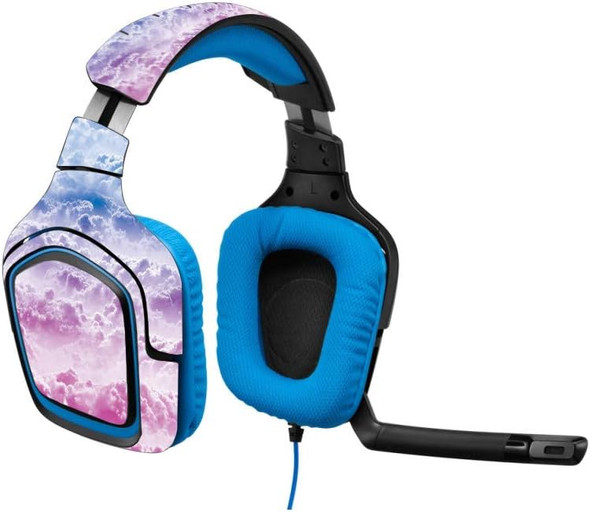 MightySkins Skin Compatible with Logitech G430 Gaming Headset - Candy Clouds Protective, Durable, and Unique Vinyl Decal wrap Cover Easy to Apply, Remove, and Change Styles Made in The USA