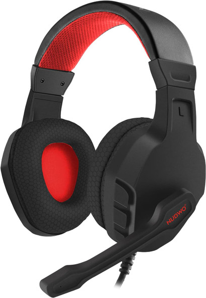 NUBWO U3 Gaming Headset with Clear Call Microphone, Volume Control and Compatibility for PC, PS4, PS5, Xbox One, Mac, iPad, and Switch (Red) NUBWO U3 Gaming Headset with Clear Call Microphone, Volume Control and Compatibility for PC, PS4, PS5, Xbox One, Mac, iPad, and Switch (Red)