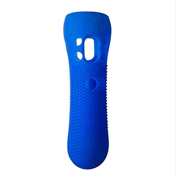 2 pcs Silicone Rubber Cover Anti-Slip Protective Skin Case for Playstation PS4 VR Move PS Move Motion Controller Blue