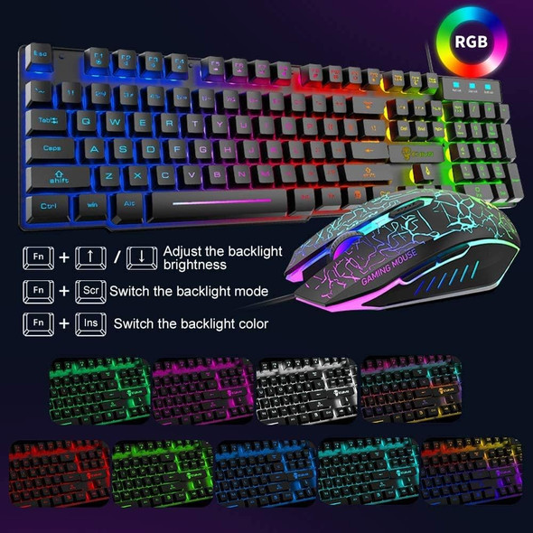 5 in 1 Wired Gaming Keyboard Mouse Headphone and Speaker Combo with Multi RGB Backlight Ergonomic 104 Key Adjustable Mic 2400DPI Mice Large Mousepad Waterproof for PC Mac Gamer Office Typist(Black) 5 in 1 Wired Gaming Keyboard Mouse Headphone and Speaker Combo with Multi RGB Backlight Ergonomic 104 Key Adjustable Mic 2400DPI Mice Large Mousepad Waterproof for PC Mac Gamer Office Typist(Black)