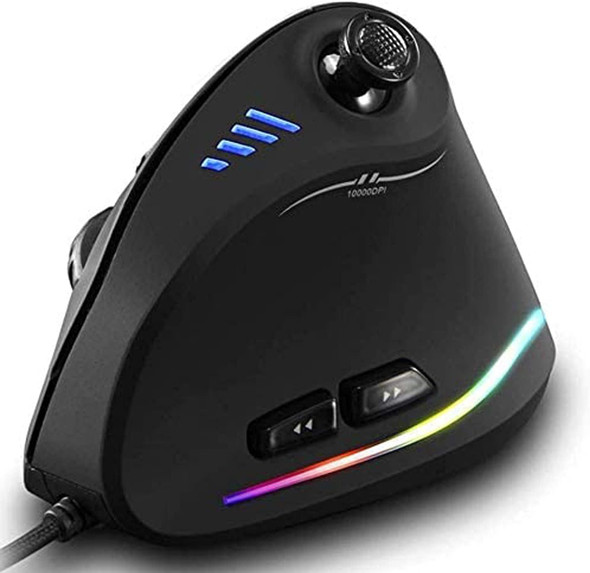 Vertical Gaming Mouse Vertical Ergonomic Mouse with Adjustable DPI for Gamer/PC/Laptop/Desktop (Wired)