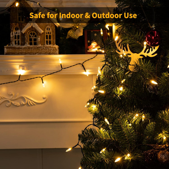 Christmas Lights LED String Lights 20 LED 4 Pack for Holiday Decorations, Christmas Tree Lights, Party, Xmas, Birthday, Wedding, Patio, Stair, Home Decor, Battery Powered, Indoor and Outdoor Use