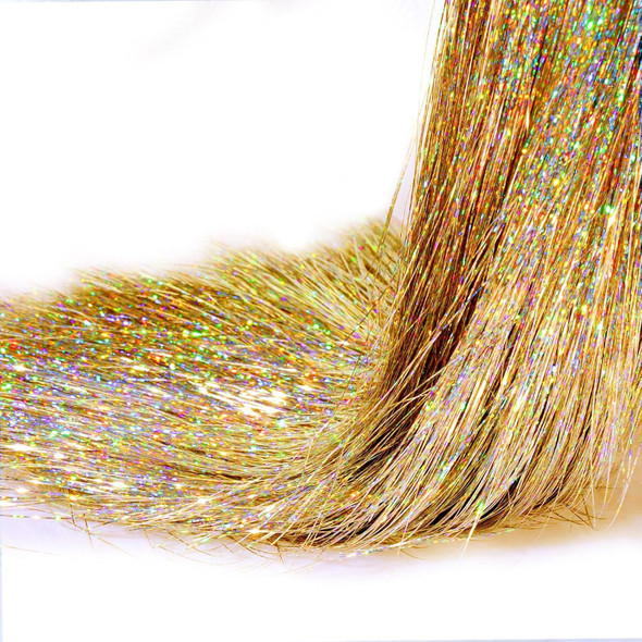 20000 Christmas Strands Iridescent Tinsel Icicles Gold 19.7" Foil Fringe Ornaments Garland for Hair Christmas Tree Xmas Decorations Birthday Party Wedding Engagement Bridal Indoor Outdoor