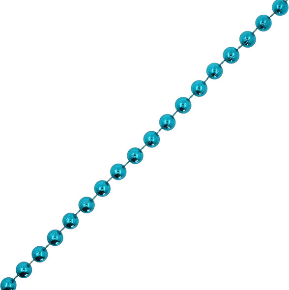 Mandala Crafts Faux Teal Pearl Beads Garland - 8mm 20 Yds Teal Pearl Strands Spool Pearl String Bead Roll for Wedding Party Christmas Tree Decoration