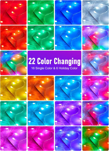 Minetom String Lights Color Changing - 22 Colors 66FT 200 LED Fairy String Lights with Remote,Twinkle Fairy Lights Indoor with 12 Lighting Modes, Pastel Easter Lights for Bedroom Classroom St. Patrick Minetom String Lights Color Changing - 22 Colors 66FT 200 LED Fairy String Lights with Remote,Twinkle Fairy Lights Indoor with 12 Lighting Modes, Pastel Easter Lights for Bedroom Classroom St. Patrick