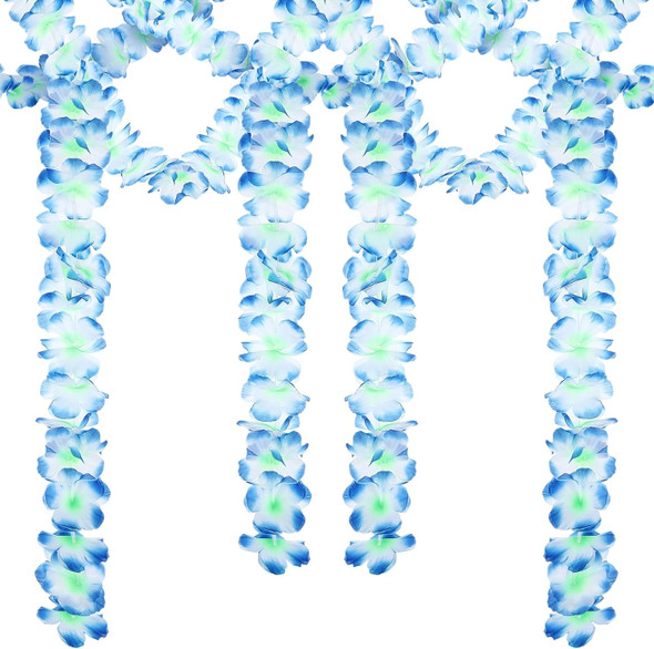 12 Pcs Tropical Flower Banner Hawaiian Garland Luau Flower Leis Garland Bulk Hawaii Party Decor Tropical Garland for Hawaii Summer Luau Tropical Decor(Blue) 12 Pcs Tropical Flower Banner Hawaiian Garland Luau Flower Leis Garland Bulk Hawaii Party Decor Tropical Garland for Hawaii Summer Luau Tropical Decor(Blue)
