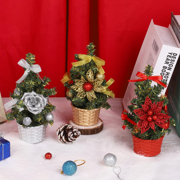 Tabletop Christmas Tree,3 Pack 7.87in Small Christmas Tree for Office,Christmas Desktop Artificial Mini Christmas Tree wtih Hanging Ornaments for Holiday DIY Decor Tabletop Christmas Tree,3 Pack 7.87in Small Christmas Tree for Office,Christmas Desktop Artificial Mini Christmas Tree wtih Hanging Ornaments for Holiday DIY Decor