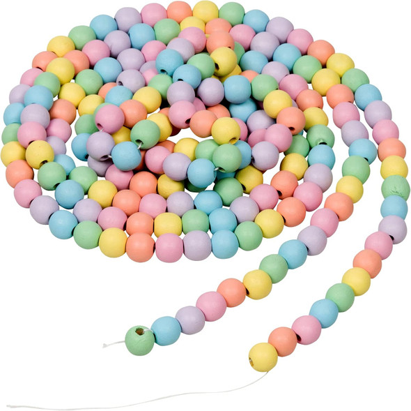 One Holiday Way 9-Foot Rustic Pastel Rainbow Easter Spring Matte Wood Bead Garland Christmas Tree Decoration - Decorative Vintage Style Wooden Beads - Everyday Shabby Chic Country Farmhouse Home Decor One Holiday Way 9-Foot Rustic Pastel Rainbow Easter Spring Matte Wood Bead Garland Christmas Tree Decoration - Decorative Vintage Style Wooden Beads - Everyday Shabby Chic Country Farmhouse Home Decor