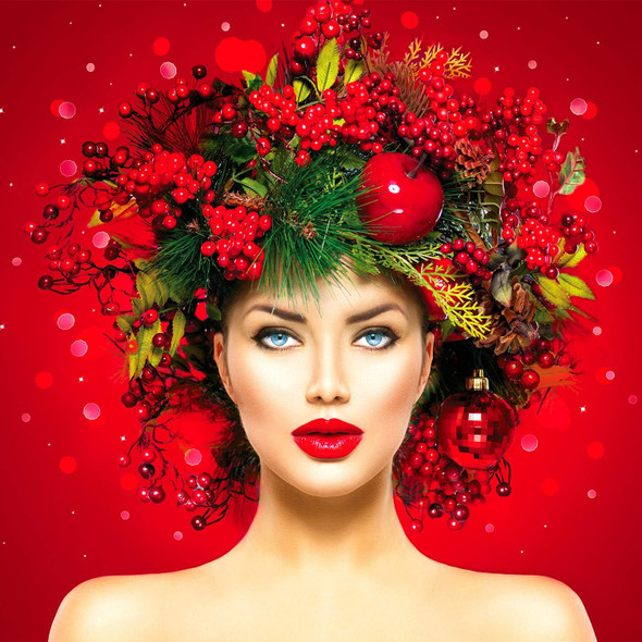 Patelai 800 Pieces Artificial Holly Berries Craft Berry Stems for Christmas Wedding Home Ornaments (Red)