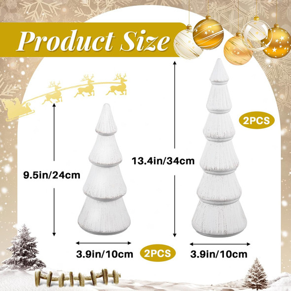 Queekay 4 Pcs Wooden Christmas Tree Tabletop Tree Figurine Unfinished Table Top Christmas Tree Decor for DIY Crafts Peg People Holiday Nature Table Home Decor (White) Queekay 4 Pcs Wooden Christmas Tree Tabletop Tree Figurine Unfinished Table Top Christmas Tree Decor for DIY Crafts Peg People Holiday Nature Table Home Decor (White)