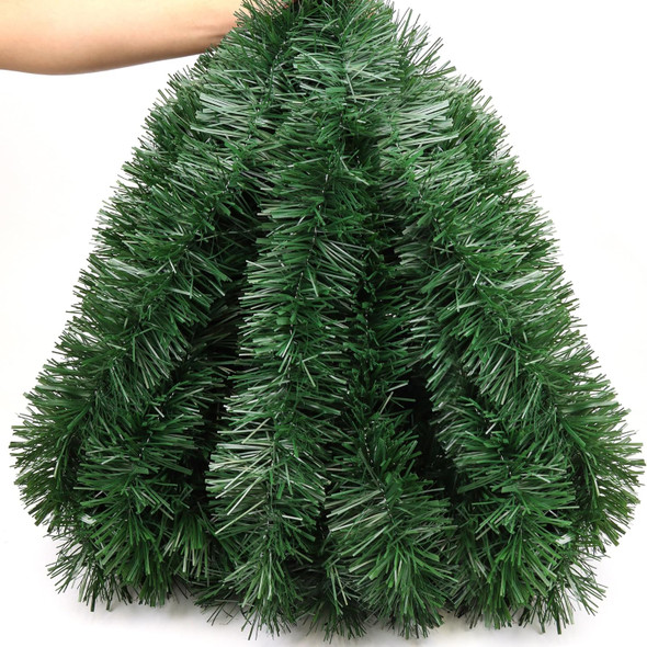 50 FT Christmas Garland Christmas Decorations, Artificial Soft Green Pine Xmas Garland for Christmas Tree Decorations Stairs Mantle Fireplace Christmas Decor Outdoor Indoor Home Holiday Party Supplies