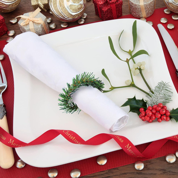 24PCS Pine Needle Wreath Napkin Rings,Christmas Green Napkin Ring Candle Ring,Mini Christmas Wreath for Pillar Candle Christmas Holiday Table Decoration 24PCS Pine Needle Wreath Napkin Rings,Christmas Green Napkin Ring Candle Ring,Mini Christmas Wreath for Pillar Candle Christmas Holiday Table Decoration