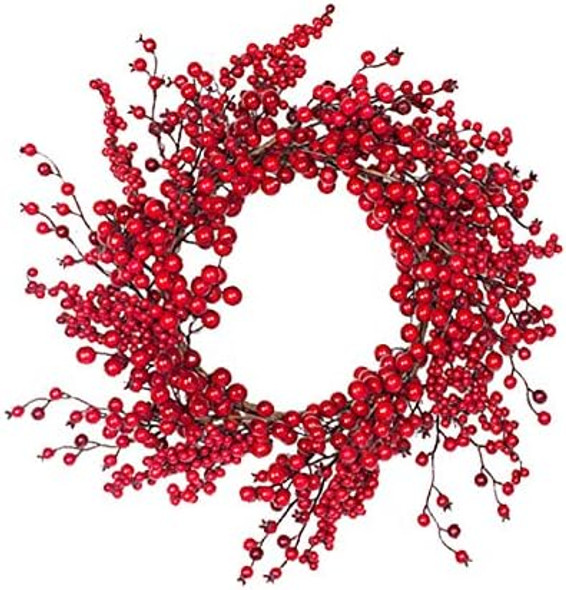 18 Inch Christmas Wreath Berry Wreath Winter Wreath Winter Wreath