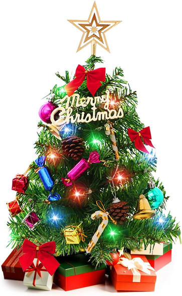 20 Inch Christmas Tree with Light Small Table Top Christmas Tree with LED String Lights, Star Treetop, Ornaments Balls Artificial DIY Christmas Table Decoration 20 Inch Christmas Tree with Light Small Table Top Christmas Tree with LED String Lights, Star Treetop, Ornaments Balls Artificial DIY Christmas Table Decoration