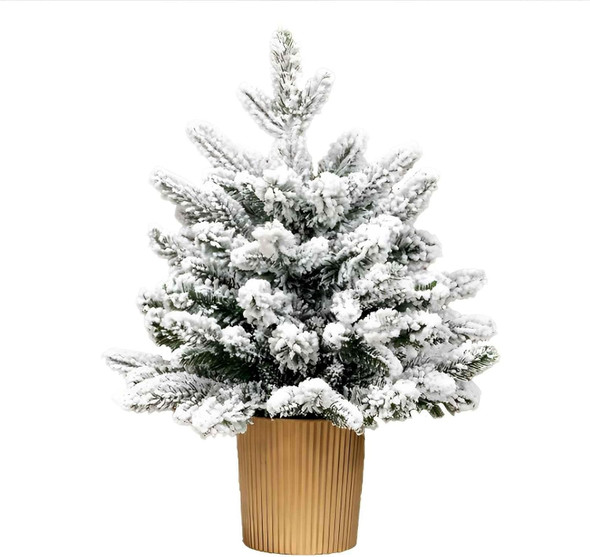 Small Tabletop Christmas Tree with Gold Color Basin 1.5 ft Artificial Tree Ornament Decor Festive Desktop Decoration Fluffy and Realistic Add Holiday Touch Small Tabletop Christmas Tree with Gold Color Basin 1.5 ft Artificial Tree Ornament Decor Festive Desktop Decoration Fluffy and Realistic Add Holiday Touch