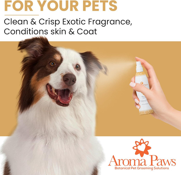 Scented Dog Coat Spray – Cleansing, Conditioning, Moisturizing – Toxin , Healthy Ingredients – Aromatic Grooming Puppy Spray – Loosens Knots, Tangles – 4.5 Oz., Mandarin Ginger Scented Dog Coat Spray – Cleansing, Conditioning, Moisturizing – Toxin , Healthy Ingredients – Aromatic Grooming Puppy Spray – Loosens Knots, Tangles – 4.5 Oz., Mandarin Ginger