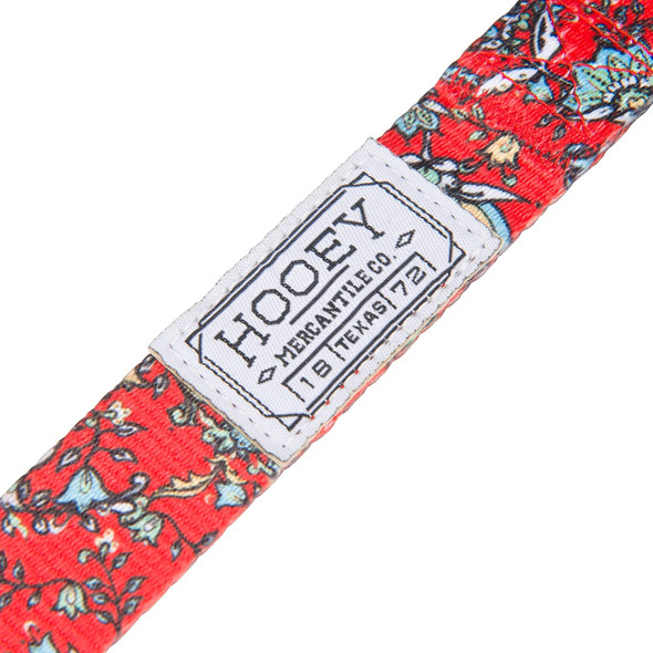 Hooey Nomad Dog Leash, Durable Polyester Webbing Leash With Graphic-Inspired Prints, Western Floral, 6'