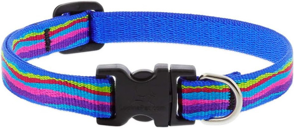 Small Dog Collar By Lupine 1/2 Wide Ripple Creek Design Adjusts From 10 To 16 Small Dog Collar By Lupine 1/2 Wide Ripple Creek Design Adjusts From 10 To 16