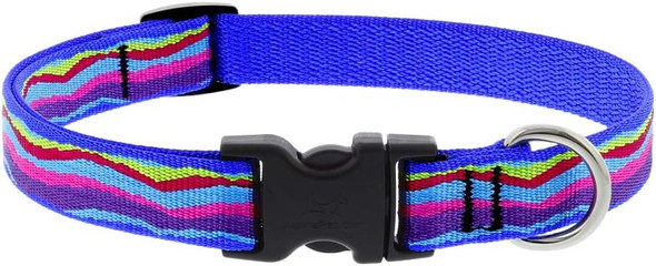 Large Dog Collar By Lupine 3/4 Wide Ripple Creek Design Adjusts From 15 To 25 Large Dog Collar By Lupine 3/4 Wide Ripple Creek Design Adjusts From 15 To 25