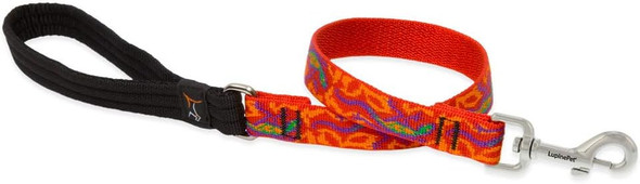 Lupinepet Originals 3/4 Go Go Gecko 2-Foot Traffic Lead/Leash For Medium And Larger Dogs Lupinepet Originals 3/4 Go Go Gecko 2-Foot Traffic Lead/Leash For Medium And Larger Dogs