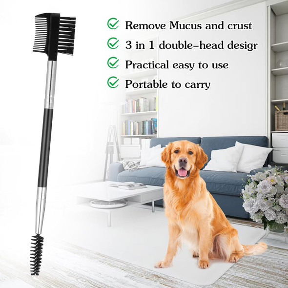 3 Pcs Dog Tear Stain Comb,Dog Eye Comb,Easy To Use,Don'T Hurt Dogs,Tear Stain Remover Comb,Dog Tear Comb Tear Stain Comb For Small Dogs Big Dogs