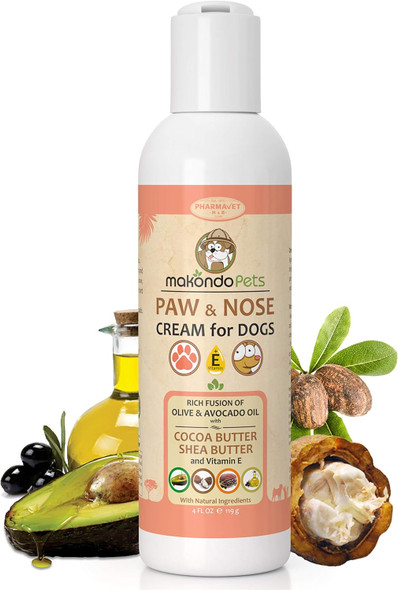 Natural Dog Paw Balm Non-Waxy Formula Dog Nose Balm & Snout Soother For Dogs. Our Paw Cream For Dogs Is A Must In Dog Bathing Supplies Ideal Dog & Cat Paw Balm To Use After A Paw Cleaner For Dogs