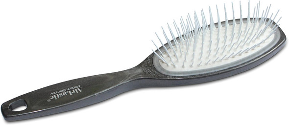 Mars Professional Pin Dog Grooming Brush, Plastic Handle And Rubber Cushion, 8.5 Length