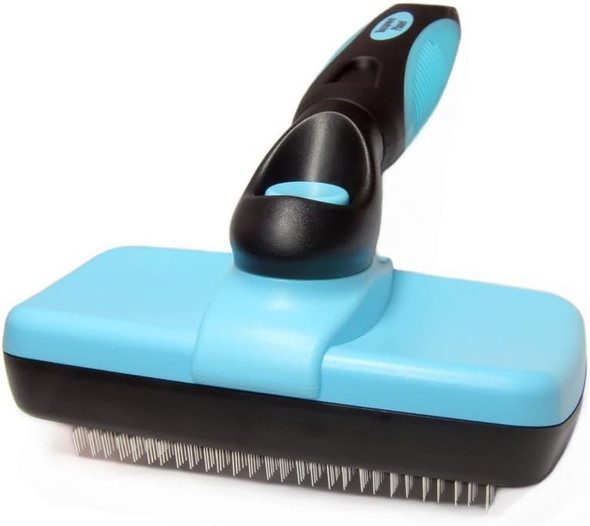 Maxpower Planet Self Cleaning Dog Slicker Brush - Slicker Brush For Dogs - Gently Removes Loose Undercoat, Mats And Tangled Hair For Dogs And Cats - Doodle Brush - Slicker Brush For Goldendoodles