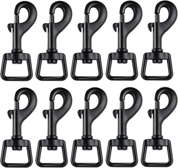 20Pcs Bolt Snap Hooks For Dog Leash Clips, Metal Heavy Duty Swivel Snap Hook Dog Leash Hardware For Linking Dog Leash Collar, Pet Harness, Key Chain Clasp, Purse Straps, Diy Project, Pet Buckle