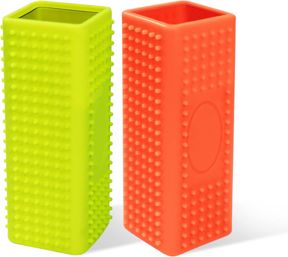 2 Pcs Silicone Pet Hair Remover, Reusable Rubber Pet Hair Block Roller Cleaner For Carpet, Couch, Furniture, Car Seats (Orange, Yellow) 2 Pcs Silicone Pet Hair Remover, Reusable Rubber Pet Hair Block Roller Cleaner For Carpet, Couch, Furniture, Car Seats (Orange, Yellow)