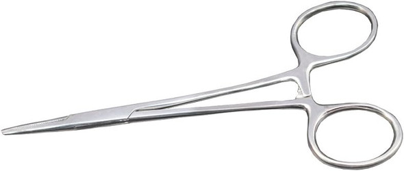 Professional Stainless Steel Pets Dogs Cats Hemostat Forceps Scissors Ear Hair Clamp Pulling Shears Plier Pet Dog Trimmer Accessories Straight Silver