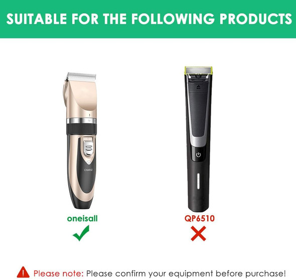For Oneisall Charger, Replacement Charger Compatible With Oneisall Low Noise Dog Clippers Cordless Electric Quiet Hair Clippers Power Cord Adapter