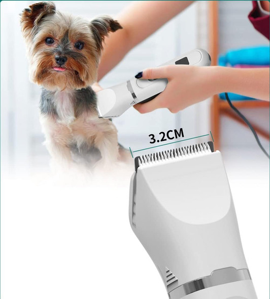 Pet Clipper Dog Grooming Kit Set, Electric Pet Trimmer Rechargeable Dog Grooming Clippers Professional Cordless Dog Shaver With 4 Accessories For Dogs, Cats, Rabbits, Sheep