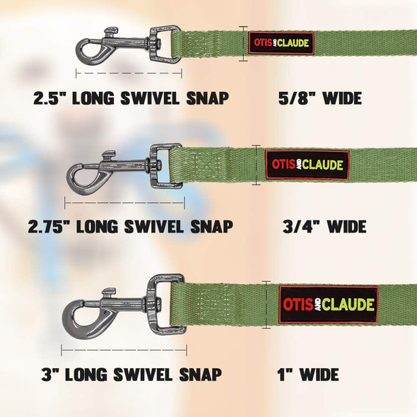 Claude Nylon Dog Leash Small Terrarium Moss (Leash9)