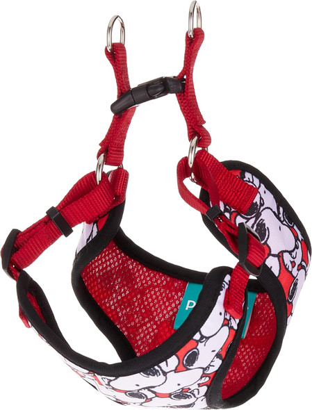Peanuts For Pets Charlie Brown Snoopy Red Dog Harness, Small Small White Dog Harnesses With Red Features, Dog Harness For Small Dogs No Pull Dog Harness, Dog Apparel & Accessories For All Dogs