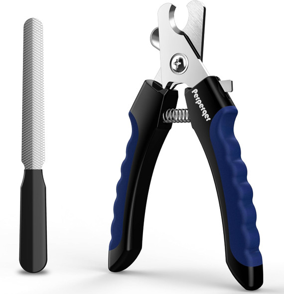 Dog Nail Clippers,Dog Nail Trimmers With Safety Guard For Small Medium Large Breed Dog & Cat To Avoid Over Cutting,Professional Grooming Tool With Quick Sensor And Dog Nail File