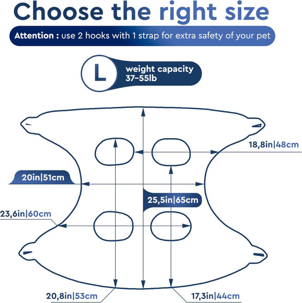 Dog Hammock For Grooming – Hanging Harness For Nail Trimming, Clipping, Pet Grooming Hammock Sling – Dog Holder, Hanger, Restraint Bag – Safe And Easy Pet Care At Home