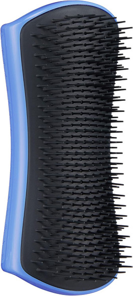 Pet Teezer Detangling And Dog Grooming Brush Dry Brush Or Dog Bath Brush Blue & Grey