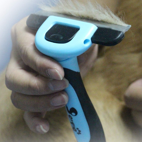 Dog Hair Brush And Dog Comb Effectively Reduces Shedding Undercoat Professional Dog Grooming Tools And Pet Deshedding Brush For Small,Medium,Big,Large Dogs And Cats